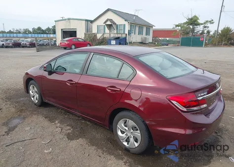 2013 Honda Civic Lx from USA, damaged, VIN 2HGFB2F5XDH600093
